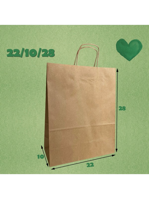 Rjava vrečka 22/10/28  250kos 